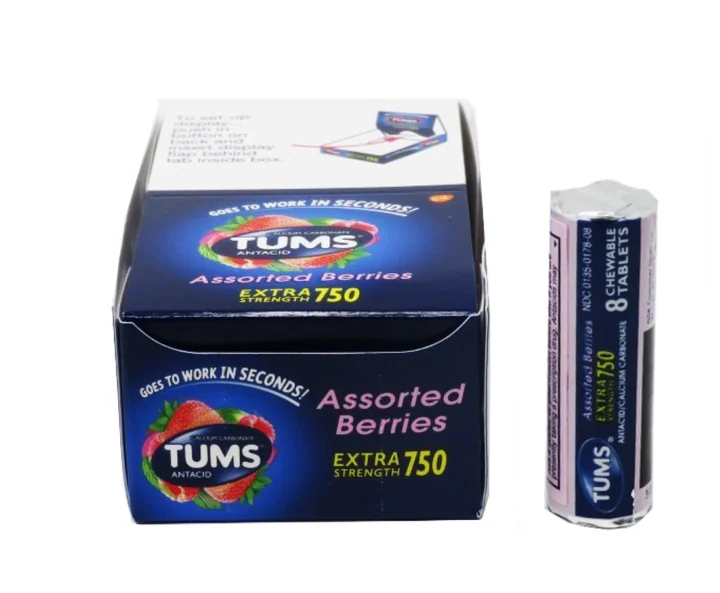 Tums Ex/str Assorted Berries 12 Ct