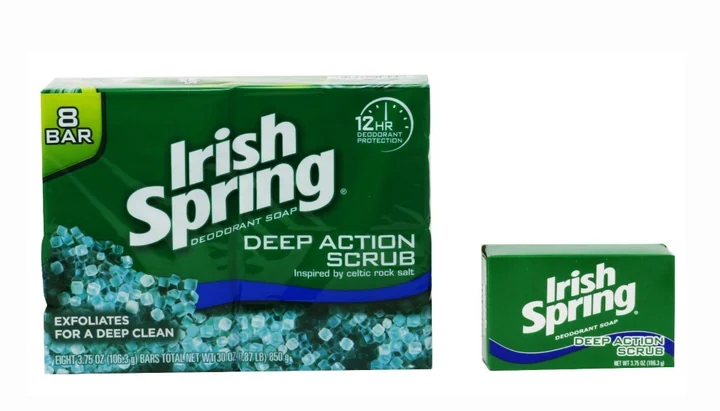 Irish Spring Soap 4/8 Ct