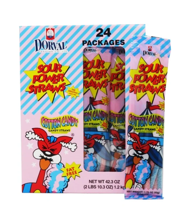 Sour Power Cotton Candy 24 Ct