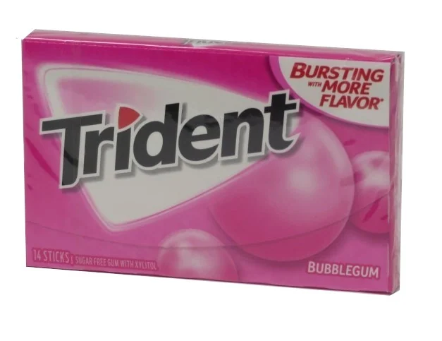 Trident Bubblegum 14/12 Ct